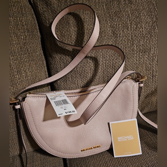 Michael Kors Camden Soft Pink Pebbeled Leather Shoulder Purse NWT - Picture 14 of 14